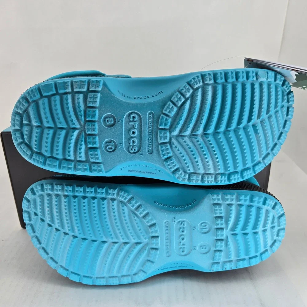 Crocs South‎ Park Randy Marsh Classic Clog Teal Blue Mens 8 Womens 10 211502-90H
